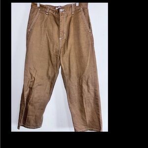 Carhartt WIP Armanda Brown Straight Leg Pants /Madewell